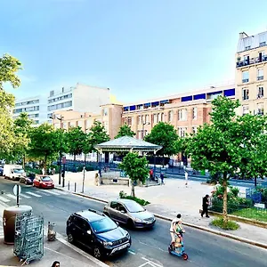 Deux Pieces Familial Chic Et Confortable - Square Courteline - Nation - Centre Appartamento